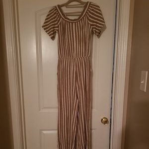 Off the shoulder jumpsuit